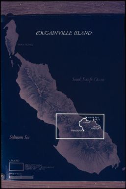 Map of Bougainville Island, Papua New Guinea / Terence and Margaret Spencer