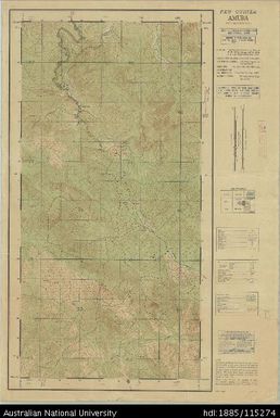 Papua New Guinea, Amuba, Artillery series, Sheet 3637, 1:25 000, 1944