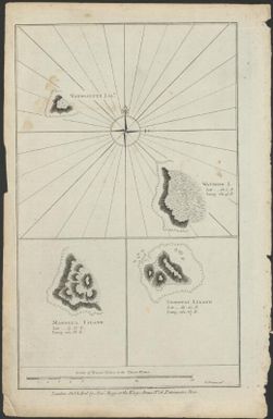 Wanooaette Isld., Wateeoo Island, lat. 20°.1' S, long. 201.°45' E : [some islands in the Cook Islands group] / T. Bowen, sct