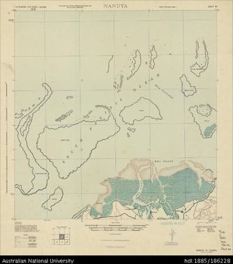 Fiji, Viti Levu, Nanuya, Series: X751, Sheet 40, 1943, 1:62 500