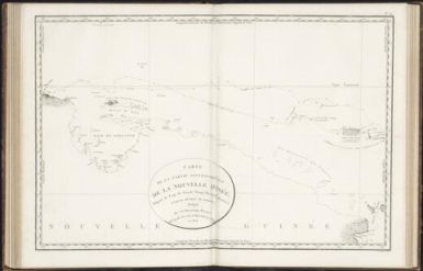 Carte de la partie septentrionale de la Nouvelle Guinee, depuis le cap de Goede Hoop (Bonne Esperance) jusqu'au detroit de Dampier / redigee par C.F. Beautemps-Beaupre, hydrographe sous-chef du depot generl. de la marine en 1806