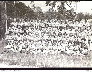 LAE, NEW GUINEA, 1945-12-03. MEMBERS OF THE NURSING STAFF AT 2/7TH GENERAL HOSPITAL