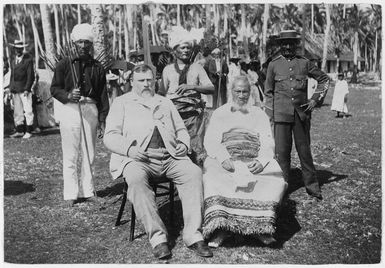Richard Seddon and King Togia, Niue