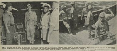 The Japanese surrender in Bougainville