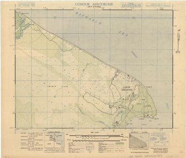 New Guinea 1:20,000 series: Condor Aerodrome, ed.1 (Recto J.R. Black Map Collection / Item 2)