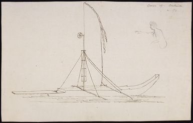 Ellis, William Wade, d 1785 :Canoe of Otaheite. [1777]