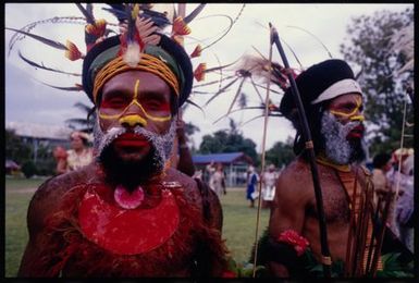 South Pacific Festival of the Arts, Apia, 1996. Papua New Guinean performers