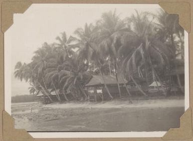 His Royal Highness' hut and Officers mess, Jacquinot Bay, New Britain Island, Papua New Guinea, 1945 / Alfred Amos