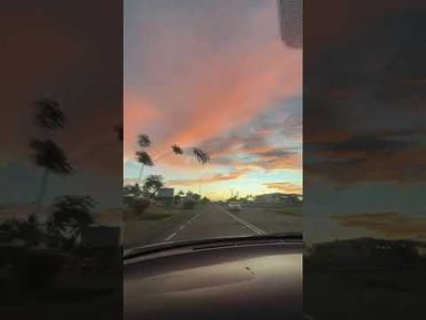 Sunset drive🌅 in Navua, Fiji