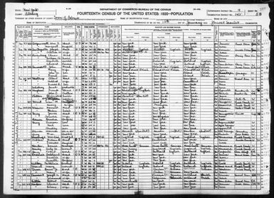 New York: ALBANY County, Enumeration District 145, Sheet No. 5B