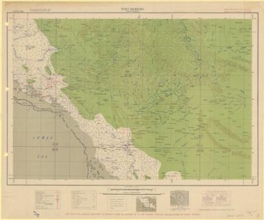 Port Moresby, New Guinea / drawn and reproduced by L.H.Q. (Aust.) Cartographic Company, 1942