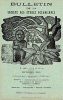 Bulletin de la Société des Études Océaniennes numéro 112