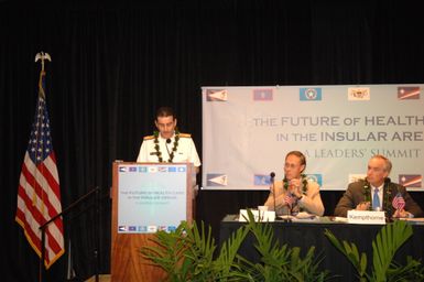 [Assignment: 48-DPA-09-29-08_SOI_K_Isl_Conf_AM] Insular Areas Health Summit [("The Future of Health Care in the Insular Areas: A Leaders Summit") at the Marriott Hotel in] Honolulu, Hawaii, where Interior Secretary Dirk Kempthorne [joined senior federal health officials and leaders of the U.S. territories and freely associated states to discuss strategies and initiatives for advancing health care in those communinties [48-DPA-09-29-08_SOI_K_Isl_Conf_AM_DOI_0492.JPG]