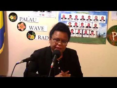 Soroptimist International Palau Club with President Tarkong