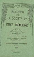 Bulletin de la Société des Études Océaniennes numéro 52