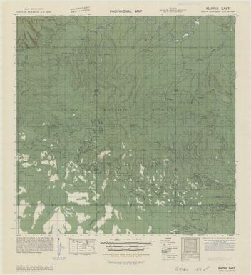 Provisional map, northeast New Guinea: Maprik East (Sheet Maprik East)