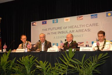 [Assignment: 48-DPA-09-29-08_SOI_K_Isl_Conf_AM] Insular Areas Health Summit [("The Future of Health Care in the Insular Areas: A Leaders Summit") at the Marriott Hotel in] Honolulu, Hawaii, where Interior Secretary Dirk Kempthorne [joined senior federal health officials and leaders of the U.S. territories and freely associated states to discuss strategies and initiatives for advancing health care in those communinties [48-DPA-09-29-08_SOI_K_Isl_Conf_AM_DOI_0487.JPG]