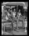 Hawaiian National Swimmers: Julia Murakami (left), Jane Ogata (center), and Audrey Char (right) [1]