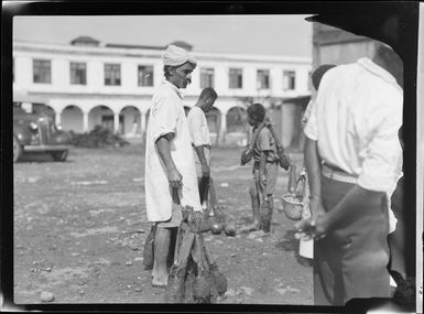 Market scene, Suva, Fiji