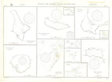 Plans of the Marshall Islands, southern part, North Pacific Ocean : from the latest information to 1931 / Hydrographic Office, U.S. Navy