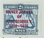 Stamp: Niue and Cook Islands Two and a Half Pence