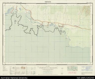 Samoa, Upolu, Safata, Series: NZMS 174, Sheet 25, 1963, 1:20 000