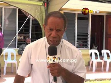 Head Bishop of Evangelical Lutheran Church celebrates Thanksgiving Day at Koki