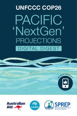 UNFCCC COP26 : Pacific NextGen projections digital digest