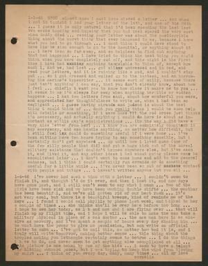 [Letter from Cornelia Yerkes to Frances Yerkes, January 1-4, 1946]