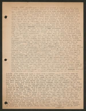 [Letter from Cornelia Yerkes to Frances Yerkes, January 1-4, 1946]