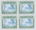 Stamps: Cook Islands Three Shillings