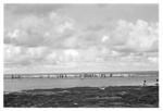 Community work clearing rocks from natural reef passage