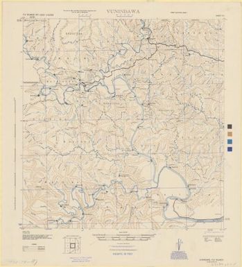 Fiji Islands, (Viti Levu), 1:62,500: Wunindawa (Sheet 61)