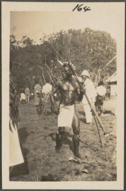 Solomon Island dancer, Rabaul, Papua New Guinea, probably 1916