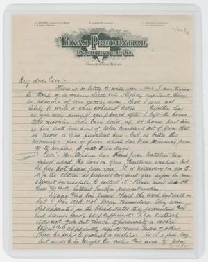 [Letter from I. H. to Cecile Kempner, July 24, 1949]