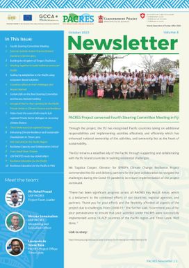 PACRES newsletter - Volume 8, October 2023