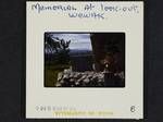 Memorial at look-out, Wewak, [Sepik District, Papua New Guinea, 1969?]