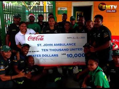 COCA COLA DONATES