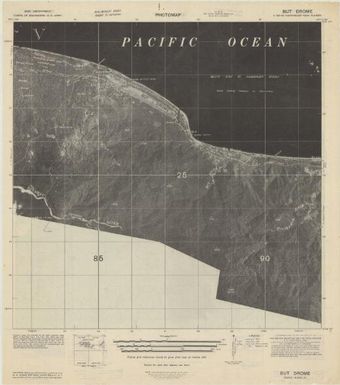 Special map, northeast New Guinea (But Drome , back)