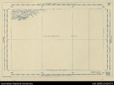 Papua New Guinea, New Guinea and Papua, Base Compilation, Base Compilation Series, Sheet D.d., 1952, 1:600 000