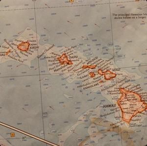 [Maritime map of main islands in Hawaii, United States]