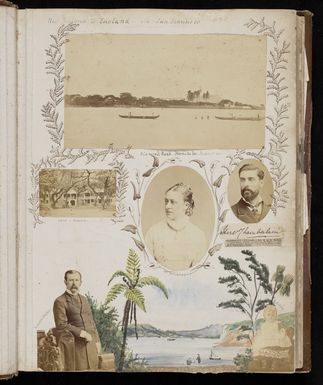 [Yarborough, Gertrude Flora Cooke], fl 1870-1917 :New Zealand to England via San Francisco, 1878.