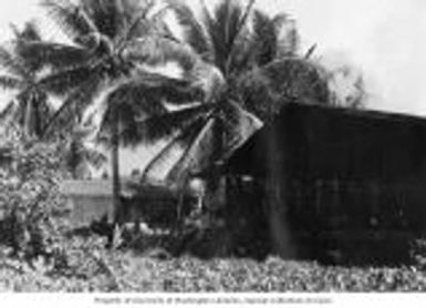 Old Officer's Club on Bikini Atoll, summer 1949