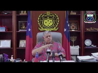 Feiloa'iga 'a le Palemia Hon. La'aulialemalietoa Polata'ivao Fosi Schmidt & Media - 23 JAN 2026