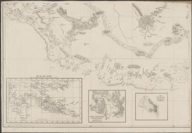 Map of the eastern part of British New Guinea from the latest astronomical observations surveys and explorations: Sheet No. 12
