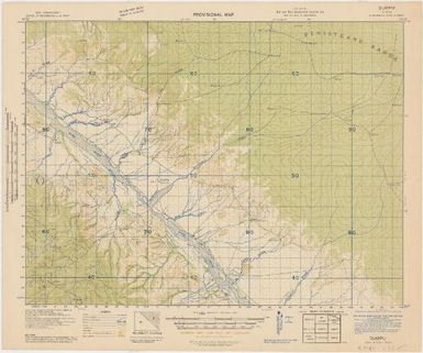 Provisional map, northeast New Guinea: Dumpu (Sheet Dumpu)
