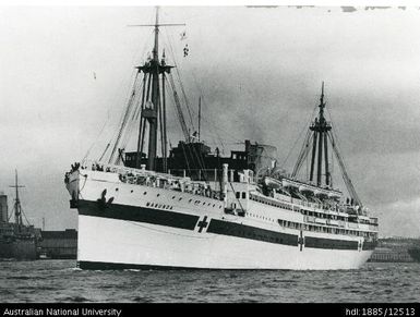 TSMV Manunda as a hospital ship