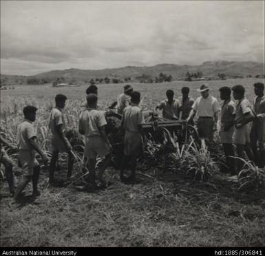 Officers instructing Farmers