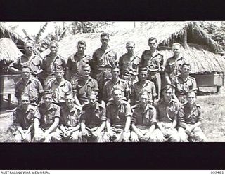 RABAUL, NEW BRITAIN, 1945-12-17. AUSTRALIAN ARMY EDUCATION SERVICE PERSONNEL OF 37/52ND INFANTRY BATTALION