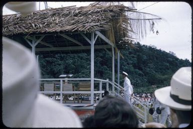 Visit of HRH Prince Philip, Duke of Edinburgh, to Lae, 1956, [1] Tom Meigan